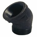 Mueller ELBOW 45D STRT BLK 3/8 in. 310 USE45-38